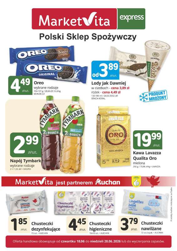 Marketvita - gazetka promocyjna Gazetka Express  do niedzieli 28.06