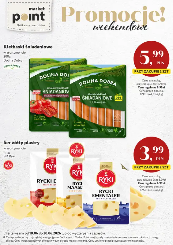 Market Point - gazetka promocyjna Ulotka weekendowa od czwartku 18.06 do soboty 20.06 - strona 9