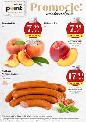 Market Point - gazetka promocyjna Ulotka weekendowa od czwartku 18.06 do soboty 20.06