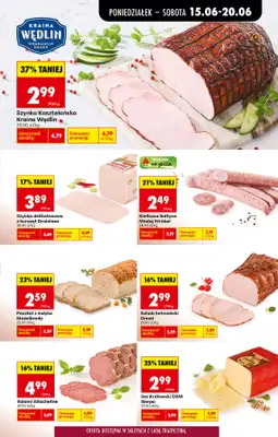 Biedronka - gazetka promocyjna Od poniedziałku, Z ladą tradycyjną od poniedziałku 15.06 do soboty 20.06 - strona 37