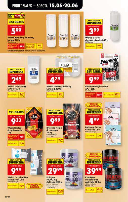 Biedronka - gazetka promocyjna Od poniedziałku, Z ladą tradycyjną od poniedziałku 15.06 do soboty 20.06 - strona 84