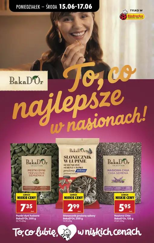 Biedronka - gazetka promocyjna Od poniedziałku, Z ladą tradycyjną od poniedziałku 15.06 do soboty 20.06 - strona 61