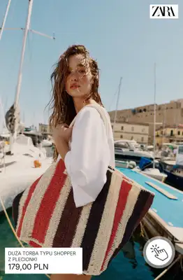 Zara - gazetka promocyjna Stylowe torebki na lato od piątku 19.06  - strona 10