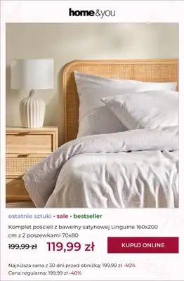 home&you - gazetka promocyjna Ostatnie sztuki na wyprzedaży! od czwartku 18.06 do środy 24.06 - strona 4