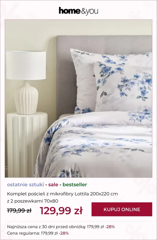 home&you - gazetka promocyjna Ostatnie sztuki na wyprzedaży! od czwartku 18.06 do środy 24.06 - strona 2