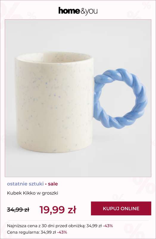 home&you - gazetka promocyjna Ostatnie sztuki na wyprzedaży! od czwartku 18.06 do środy 24.06 - strona 9
