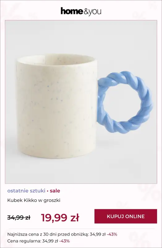 home&you - gazetka promocyjna Ostatnie sztuki na wyprzedaży! od czwartku 18.06 do środy 24.06 - strona 9