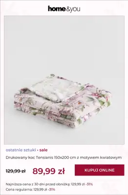 home&you - gazetka promocyjna Ostatnie sztuki na wyprzedaży! od czwartku 18.06 do środy 24.06 - strona 8