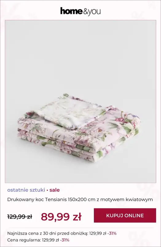 home&you - gazetka promocyjna Ostatnie sztuki na wyprzedaży! od czwartku 18.06 do środy 24.06 - strona 8