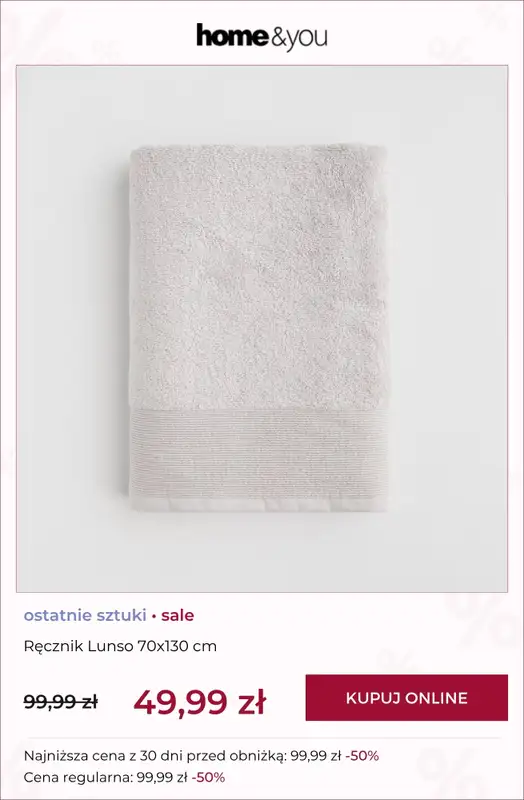 home&you - gazetka promocyjna Ostatnie sztuki na wyprzedaży! od czwartku 18.06 do środy 24.06 - strona 10