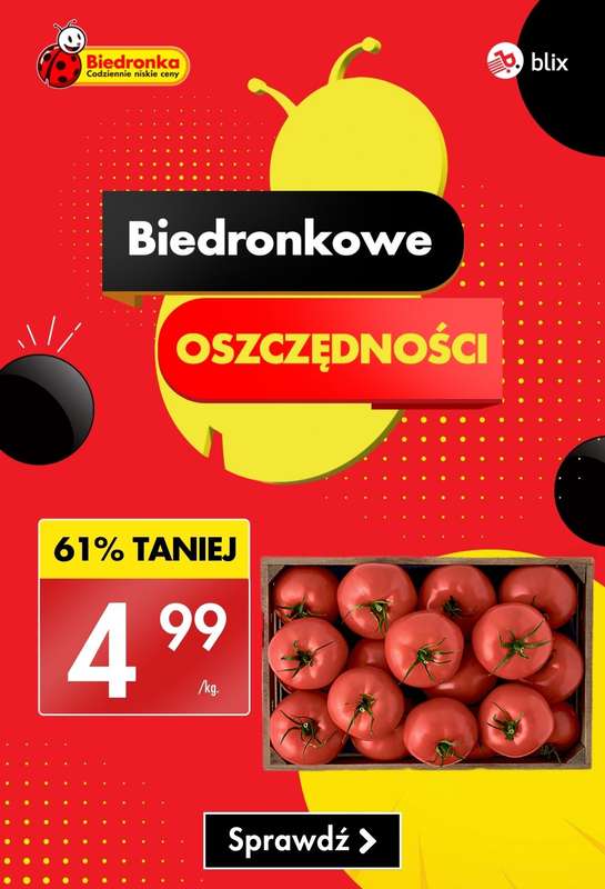 Biedronka - gazetka promocyjna Biedronkowe oszczędności od czwartku 18.06 do soboty 20.06