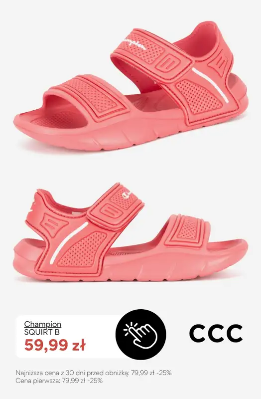 CCC - gazetka promocyjna SANDAŁY dla dziewczynki do -50% TANIEJ! od soboty 20.06  - strona 5