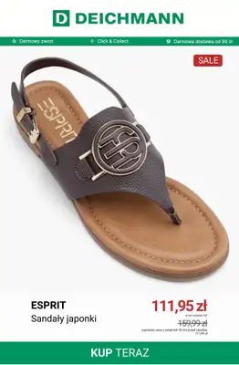 Deichmann - gazetka promocyjna Japonki w niskich cenach od soboty 20.06  - strona 13