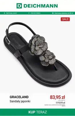 Deichmann - gazetka promocyjna Japonki w niskich cenach od soboty 20.06  - strona 6