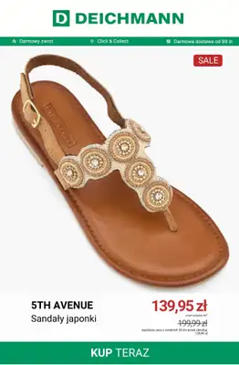 Deichmann - gazetka promocyjna Japonki w niskich cenach od soboty 20.06  - strona 11