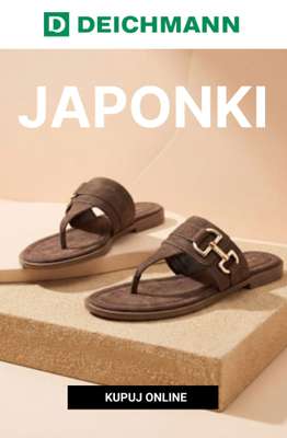 Deichmann - gazetka promocyjna Japonki w niskich cenach od soboty 20.06 