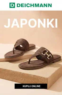Deichmann - gazetka promocyjna Japonki w niskich cenach od soboty 20.06 