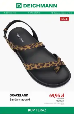 Deichmann - gazetka promocyjna Japonki w niskich cenach od soboty 20.06  - strona 10
