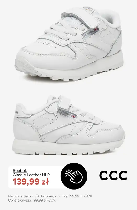 CCC - gazetka promocyjna Białe sneakersy dla chłopca do -50% taniej! od soboty 20.06  - strona 9
