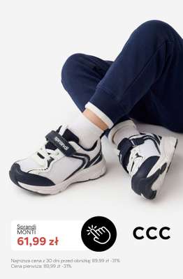 CCC - gazetka promocyjna Białe sneakersy dla chłopca do -50% taniej! od soboty 20.06  - strona 2