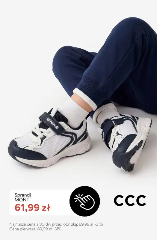 CCC - gazetka promocyjna Białe sneakersy dla chłopca do -50% taniej! od soboty 20.06  - strona 2