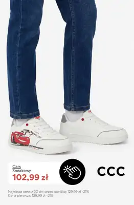 CCC - gazetka promocyjna Białe sneakersy dla chłopca do -50% taniej! od soboty 20.06  - strona 4