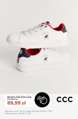 CCC - gazetka promocyjna Białe sneakersy dla chłopca do -50% taniej! od soboty 20.06  - strona 3
