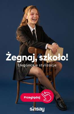 Sinsay - gazetka promocyjna Żegnaj, szkoło! - eleganckie stylizacje od czwartku 18.06 do środy 24.06