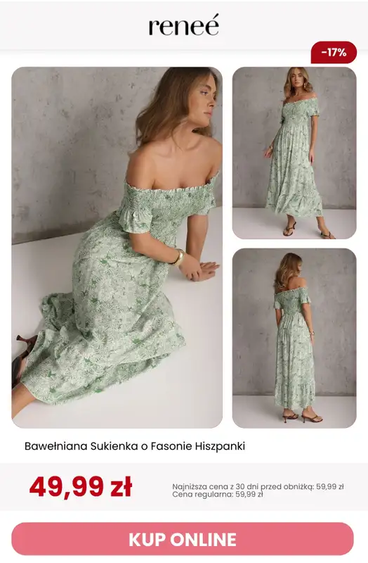 Renee - gazetka promocyjna Sukienki na WYPRZEDAŻY od czwartku 18.06 do niedzieli 21.06 - strona 7