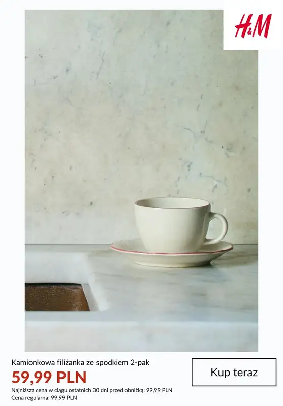 H&M - gazetka promocyjna HOME: wyprzedaż do -50% od piątku 19.06  - strona 9