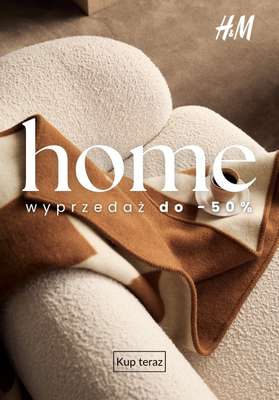 H&M - gazetka promocyjna HOME: wyprzedaż do -50% od piątku 19.06 