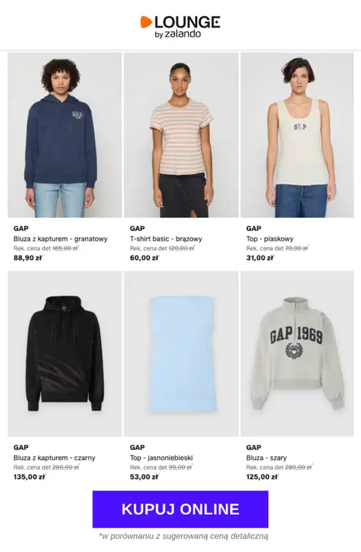 Lounge by Zalando - gazetka promocyjna Do -85% GAP od czwartku 18.06 do soboty 20.06 - strona 8