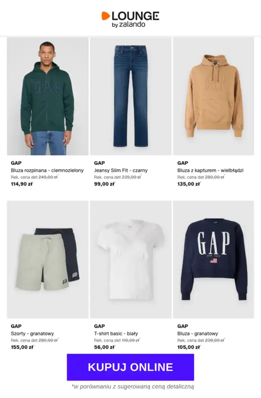 Lounge by Zalando - gazetka promocyjna Do -85% GAP od czwartku 18.06 do soboty 20.06 - strona 7