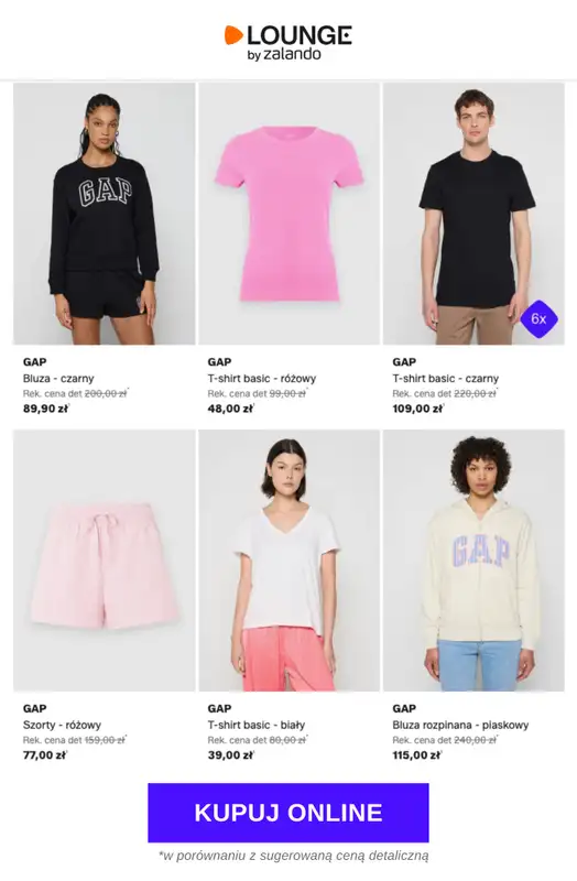 Lounge by Zalando - gazetka promocyjna Do -85% GAP od czwartku 18.06 do soboty 20.06 - strona 4