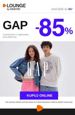 Lounge by Zalando - gazetka promocyjna Do -85% GAP od czwartku 18.06 do soboty 20.06