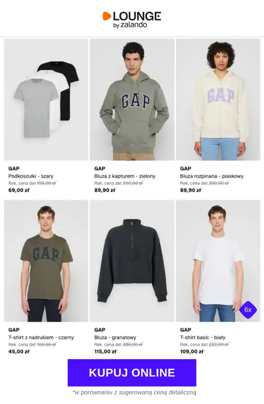 Lounge by Zalando - gazetka promocyjna Do -85% GAP od czwartku 18.06 do soboty 20.06 - strona 6