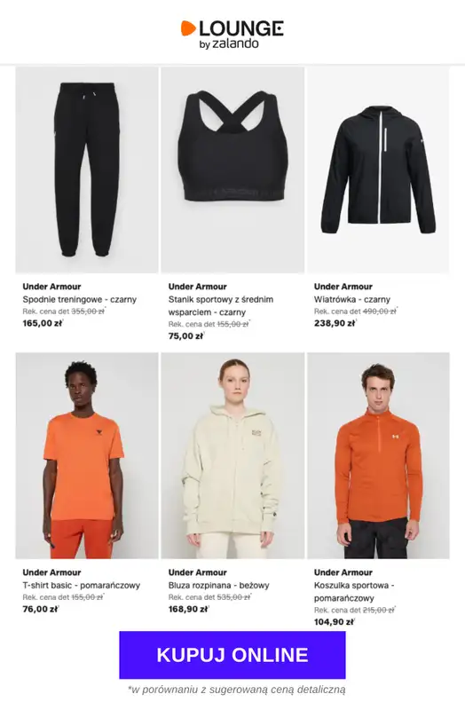 Lounge by Zalando - gazetka promocyjna Specjalne okazje: Under Armour od czwartku 18.06 do soboty 20.06 - strona 9