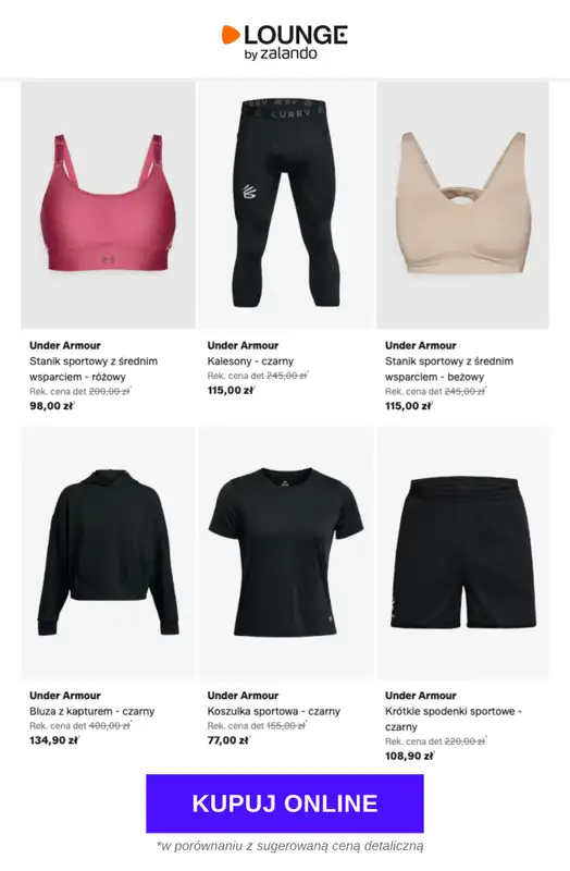 Lounge by Zalando - gazetka promocyjna Specjalne okazje: Under Armour od czwartku 18.06 do soboty 20.06 - strona 7