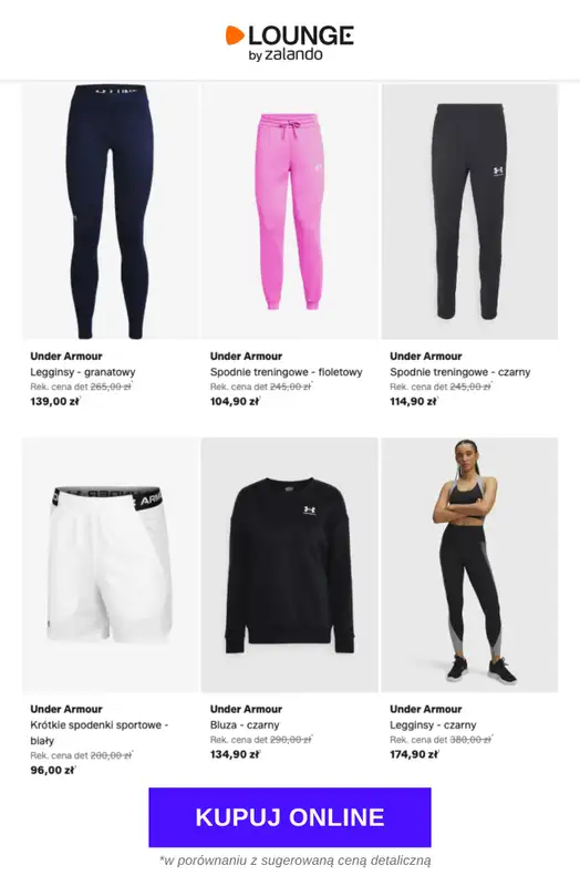 Lounge by Zalando - gazetka promocyjna Specjalne okazje: Under Armour od czwartku 18.06 do soboty 20.06 - strona 8