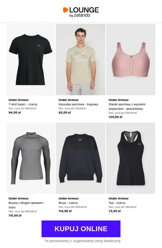 Lounge by Zalando - gazetka promocyjna Specjalne okazje: Under Armour od czwartku 18.06 do soboty 20.06 - strona 4