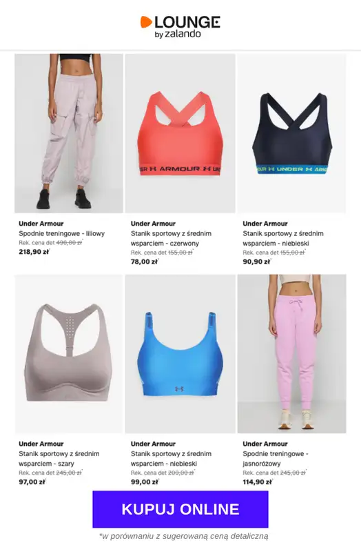 Lounge by Zalando - gazetka promocyjna Specjalne okazje: Under Armour od czwartku 18.06 do soboty 20.06 - strona 6