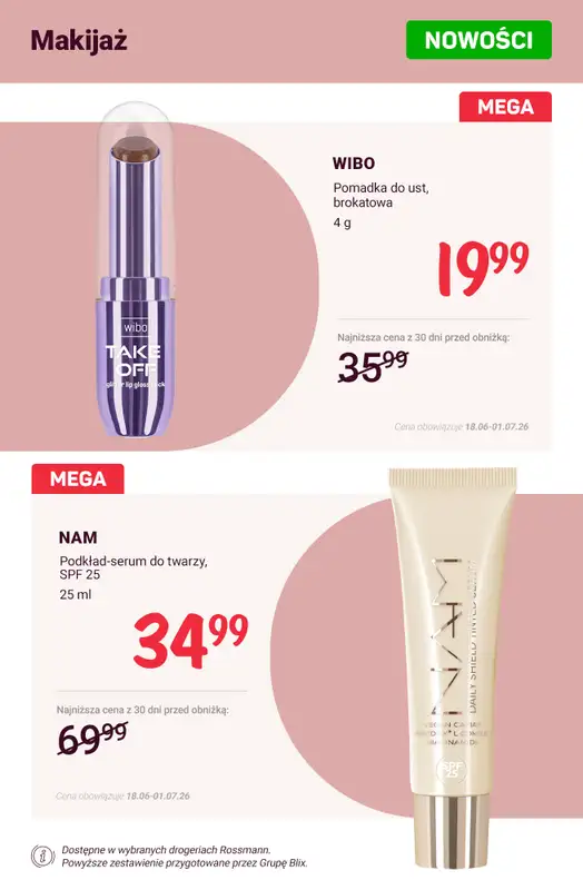 Rossmann - gazetka promocyjna Nowości na promocji! od soboty 20.06  - strona 4