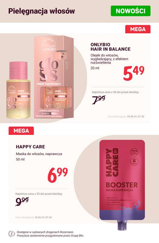 Rossmann - gazetka promocyjna Nowości na promocji! od soboty 20.06  - strona 9