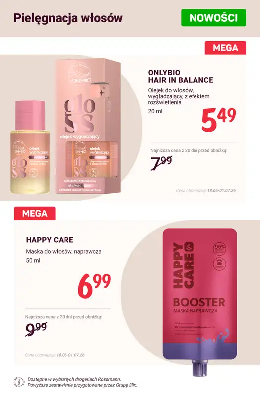 Rossmann - gazetka promocyjna Nowości na promocji! od soboty 20.06  - strona 9