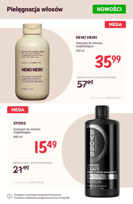 Rossmann - gazetka promocyjna Nowości na promocji! od soboty 20.06  - strona 10