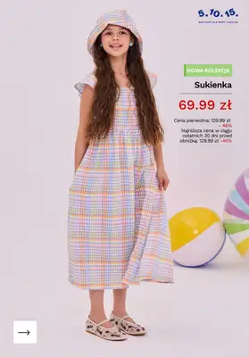 5.10.15 - gazetka promocyjna Sukienki dla dziewczynki na PROMOCJI! od czwartku 18.06  - strona 7