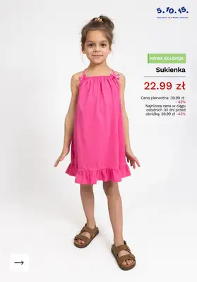 5.10.15 - gazetka promocyjna Sukienki dla dziewczynki na PROMOCJI! od czwartku 18.06  - strona 5