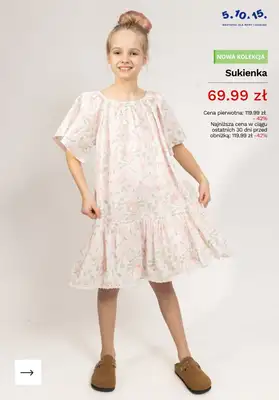 5.10.15 - gazetka promocyjna Sukienki dla dziewczynki na PROMOCJI! od czwartku 18.06  - strona 4