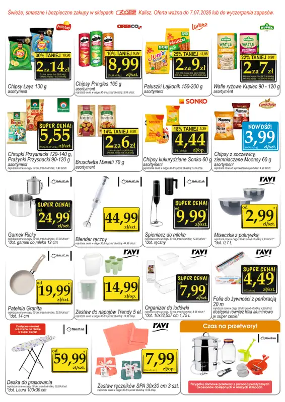 Społem - Blisko i Korzystnie - gazetka promocyjna Gazetka  PSS Kalisz od czwartku 18.06 do wtorku 07.07 - strona 7