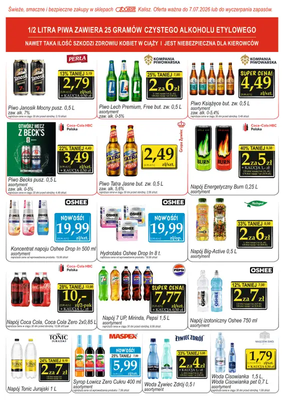 Społem - Blisko i Korzystnie - gazetka promocyjna Gazetka  PSS Kalisz od czwartku 18.06 do wtorku 07.07 - strona 6